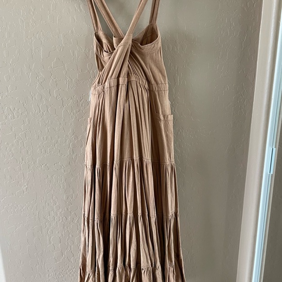 Free People Tan Sleeveless Dress - Picture 3 of 4